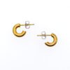 10mm Pure Titanium 3/4 Hoop Earrings - Classic Duo